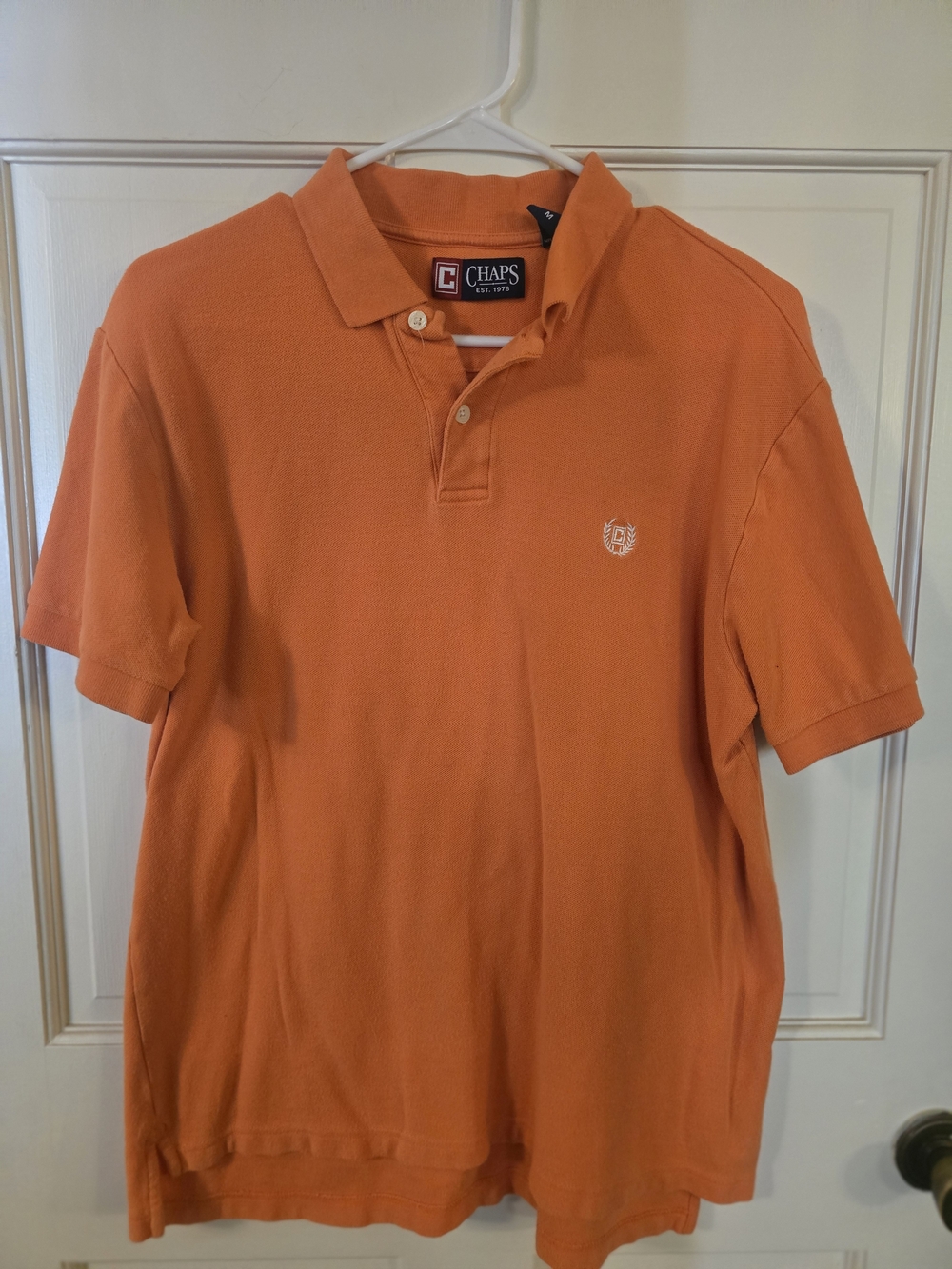 Chaps Men’s Orange Pique Polo